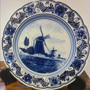 Delft Blue wall plate